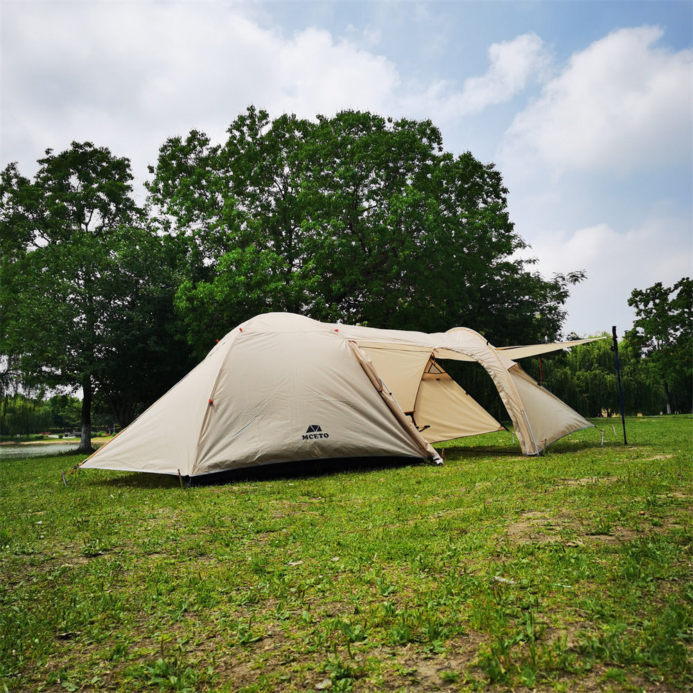 Aluminum Pole Family Camping Tent Heavy Rain Protection