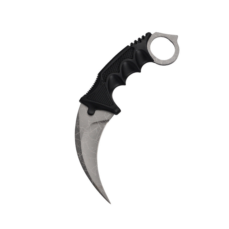 Outdoor Multifunctional Straight Utility Knife Non-Folding Design