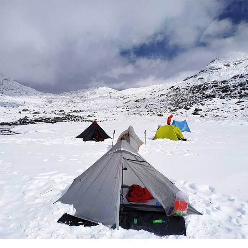 Ultralight Poleless Single Person Hiking Camping Tent