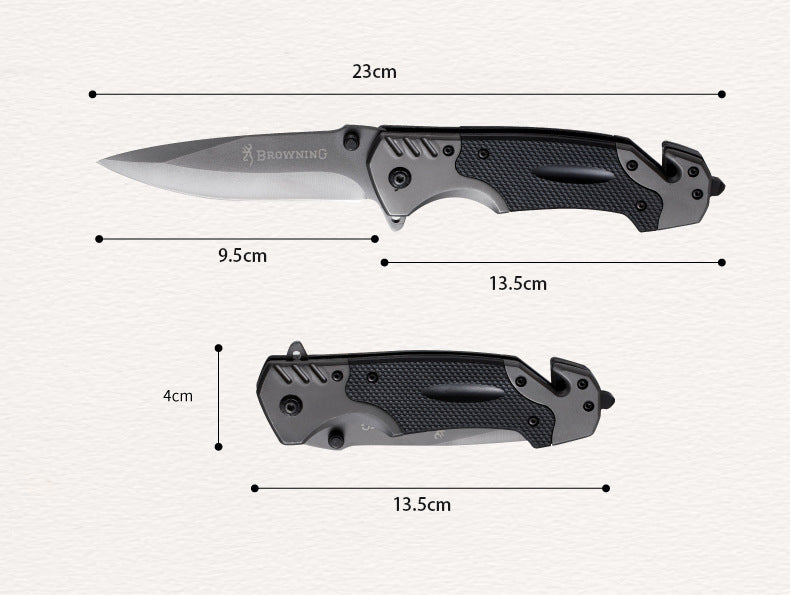 Stainless Steel High Hardness Folding Utility Knife Outdoor