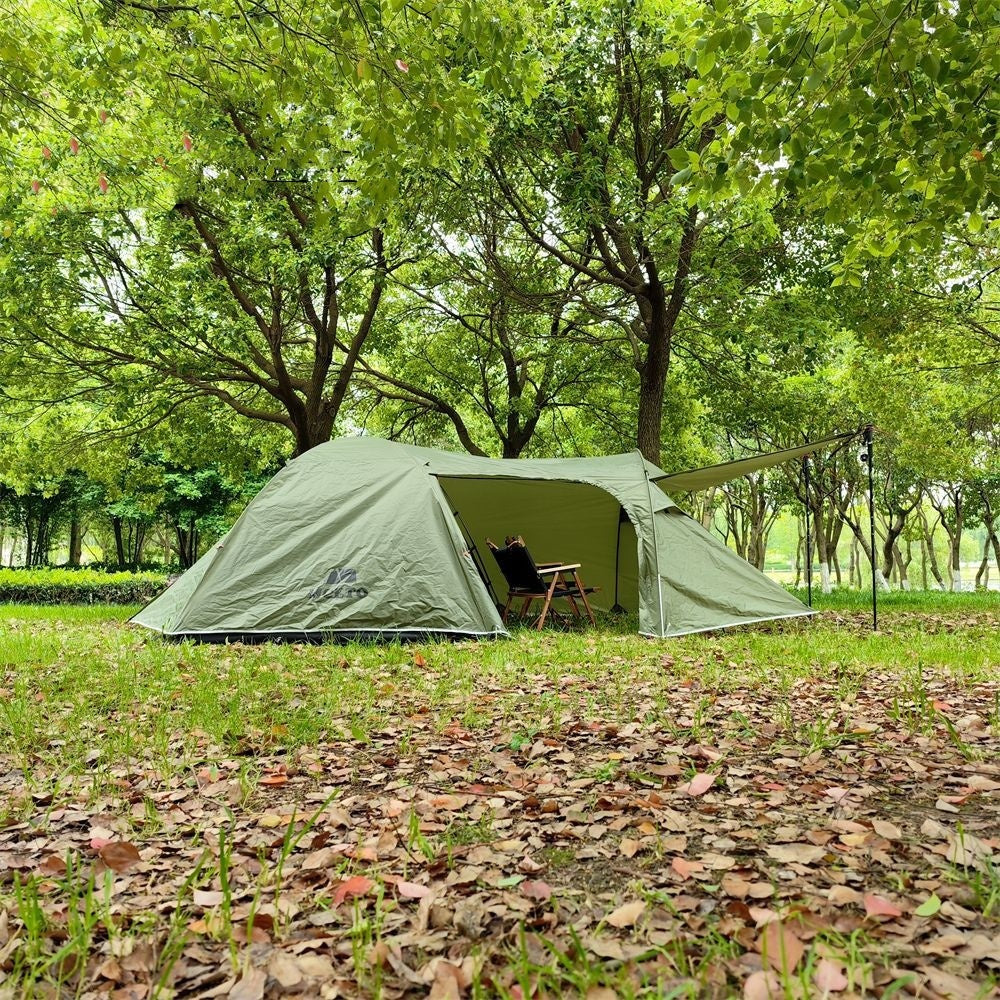 Aluminum Pole Family Camping Tent Heavy Rain Protection