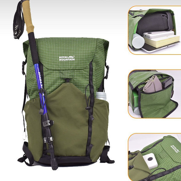 25L Lightweight Curved Edge Foldable Storage Backpack