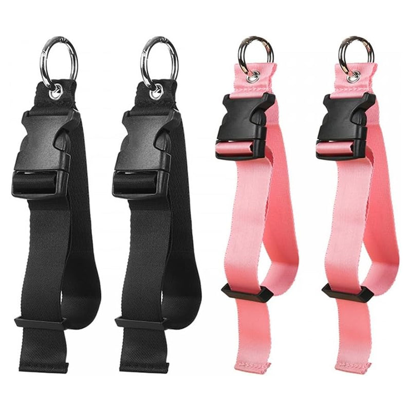 Portable Black Nylon Anti-Theft Luggage Strap Clip
