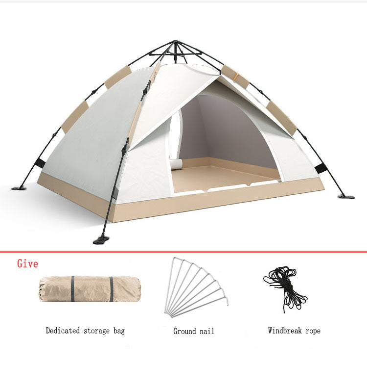 Automatic Quick Open Two Door Beach Camping Tent