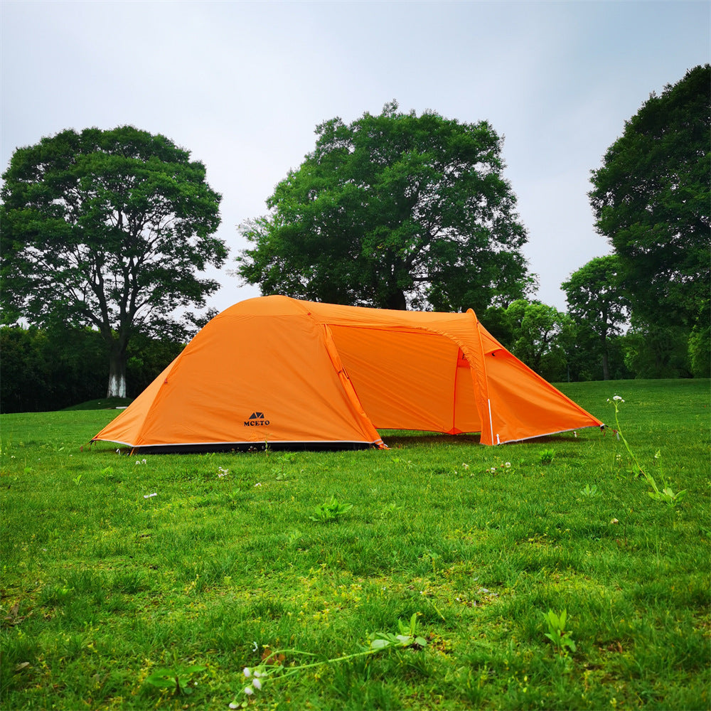 Aluminum Pole Family Camping Tent Heavy Rain Protection