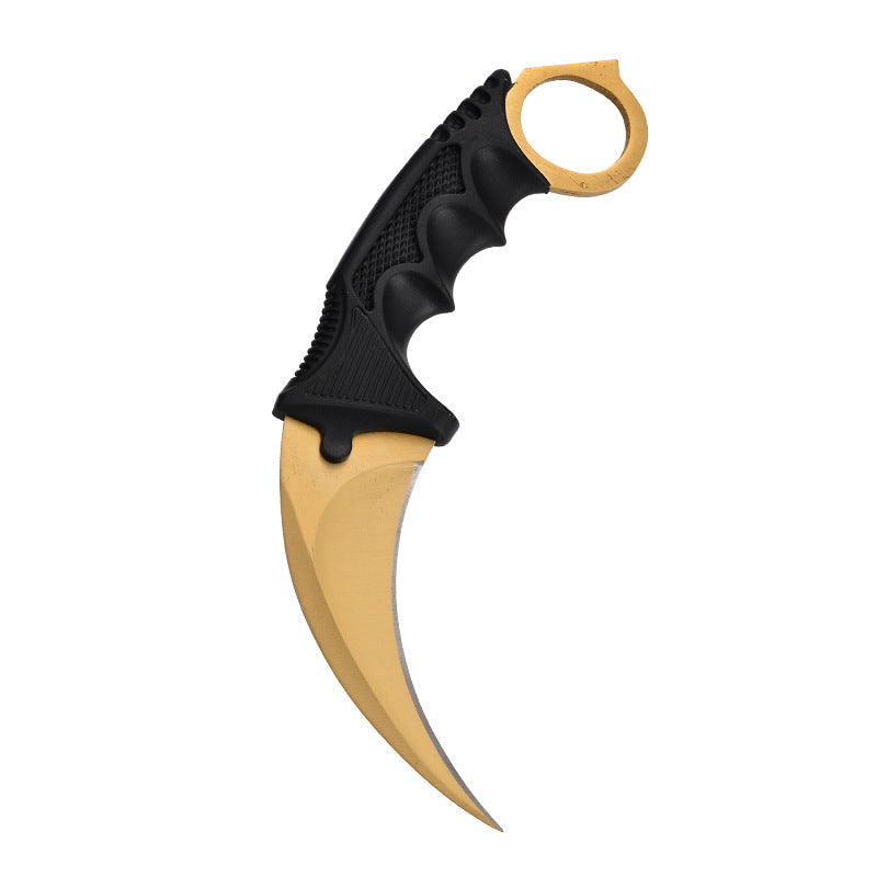 Outdoor Multifunctional Straight Utility Knife Non-Folding Design