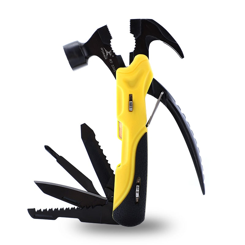 7 In 1 Folding Pocket Multi Tool With Pliers Screwdriver
