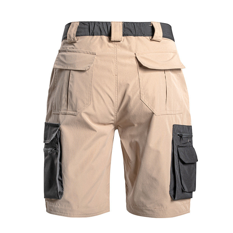 Summer Lightweight Elastic Waterproof Multi Pocket Outdoor Shorts