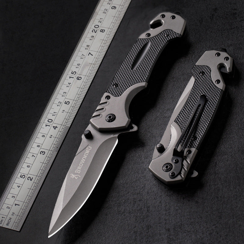 Stainless Steel High Hardness Folding Utility Knife Outdoor