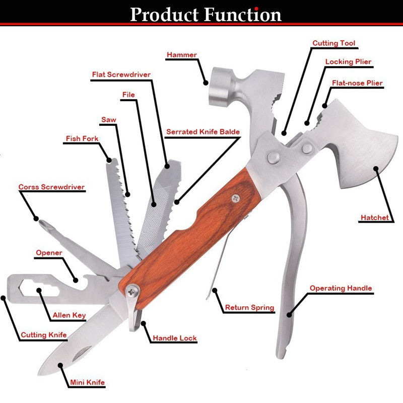 Outdoor Multi Purpose Pliers Tool For Camping Hiking