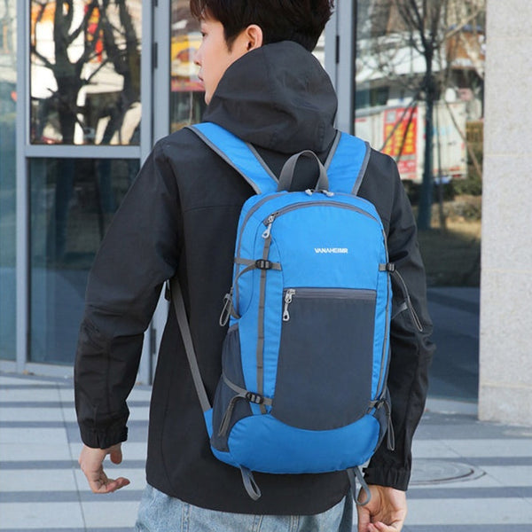 Men's Lightweight Folding Waterproof Hiking Backpack