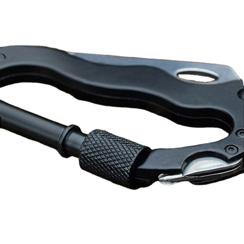 5 In 1 Outdoor Mountaineering Multi Function Carabiner Tool
