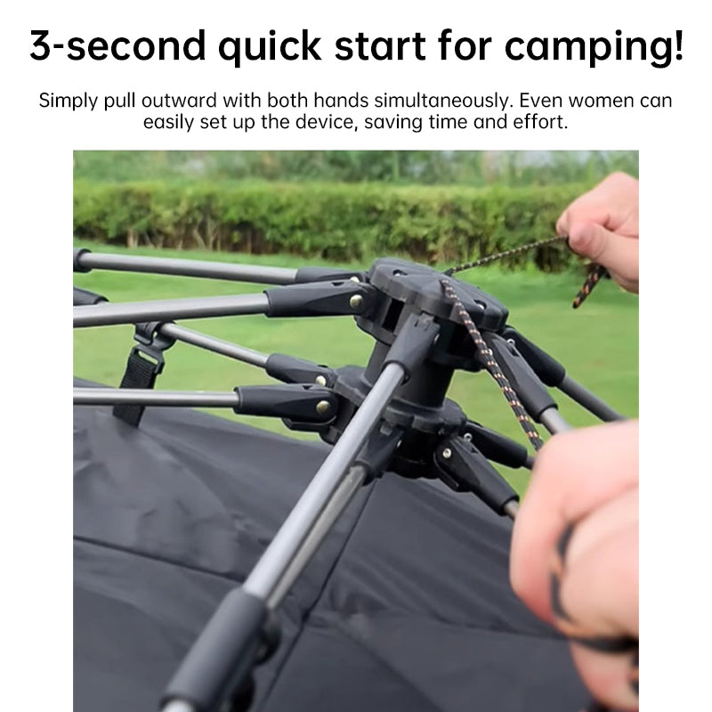 3 4 Person One Touch UV Resistant Outdoor Tent