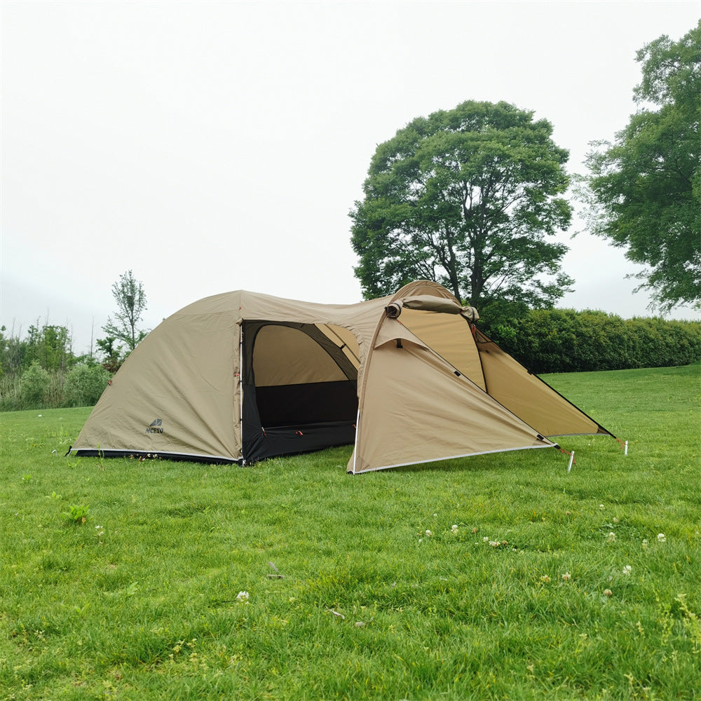 Aluminum Pole Family Camping Tent Heavy Rain Protection