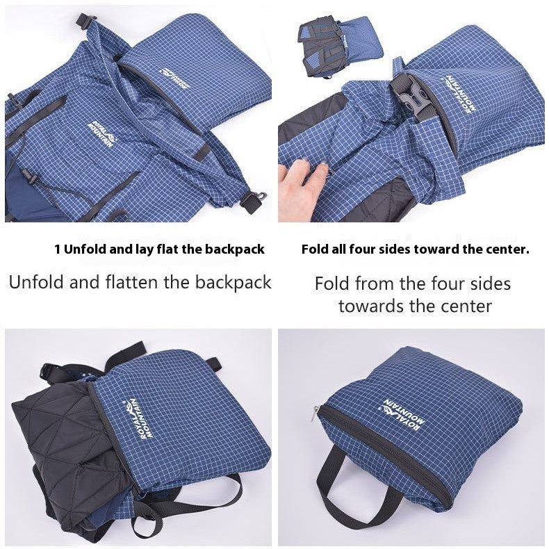 25L Lightweight Curved Edge Foldable Storage Backpack