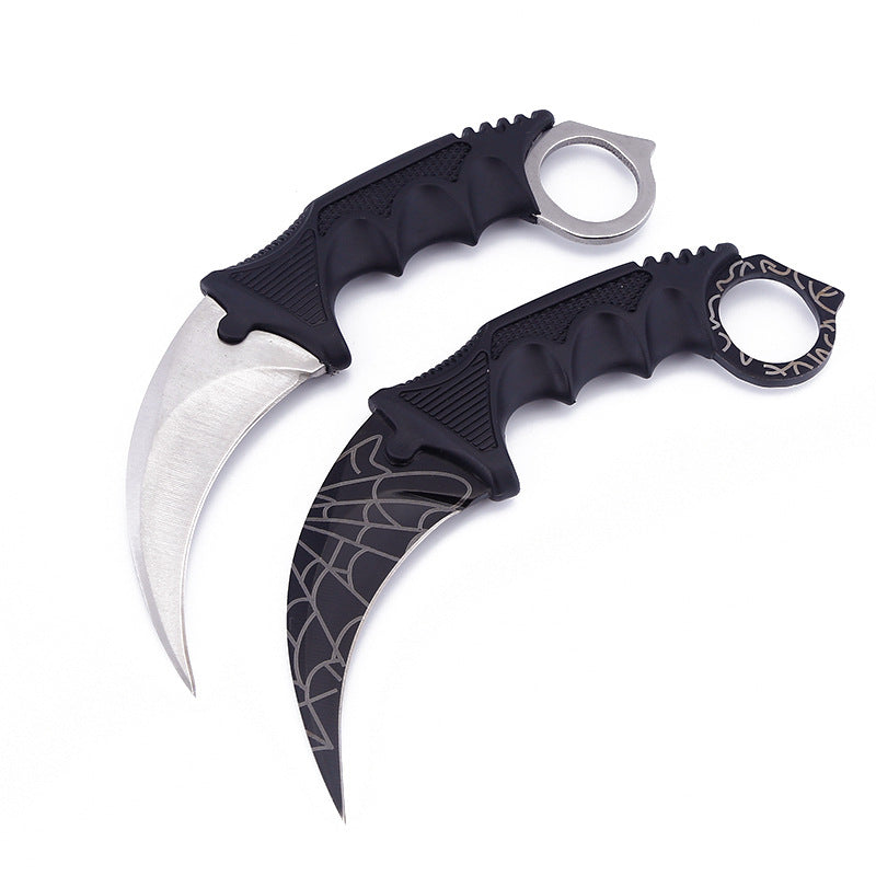 Outdoor Multifunctional Straight Utility Knife Non-Folding Design
