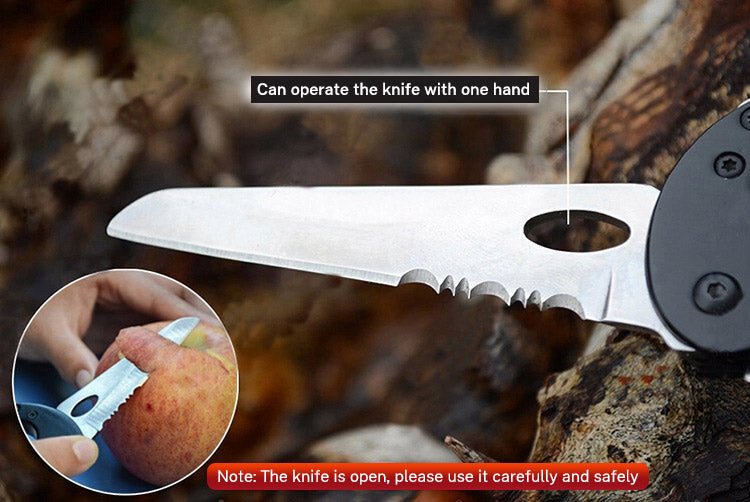 5 In 1 Outdoor Mountaineering Multi Function Carabiner Tool