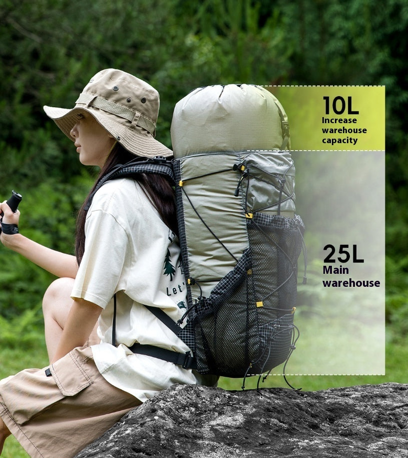 35L Outdoor Mountaineering Large Capacity Hiking Backpack