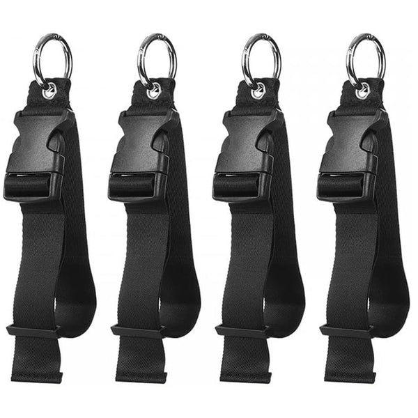 Portable Black Nylon Anti-Theft Luggage Strap Clip