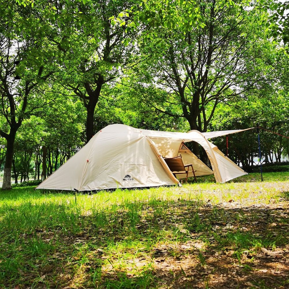 Aluminum Pole Family Camping Tent Heavy Rain Protection