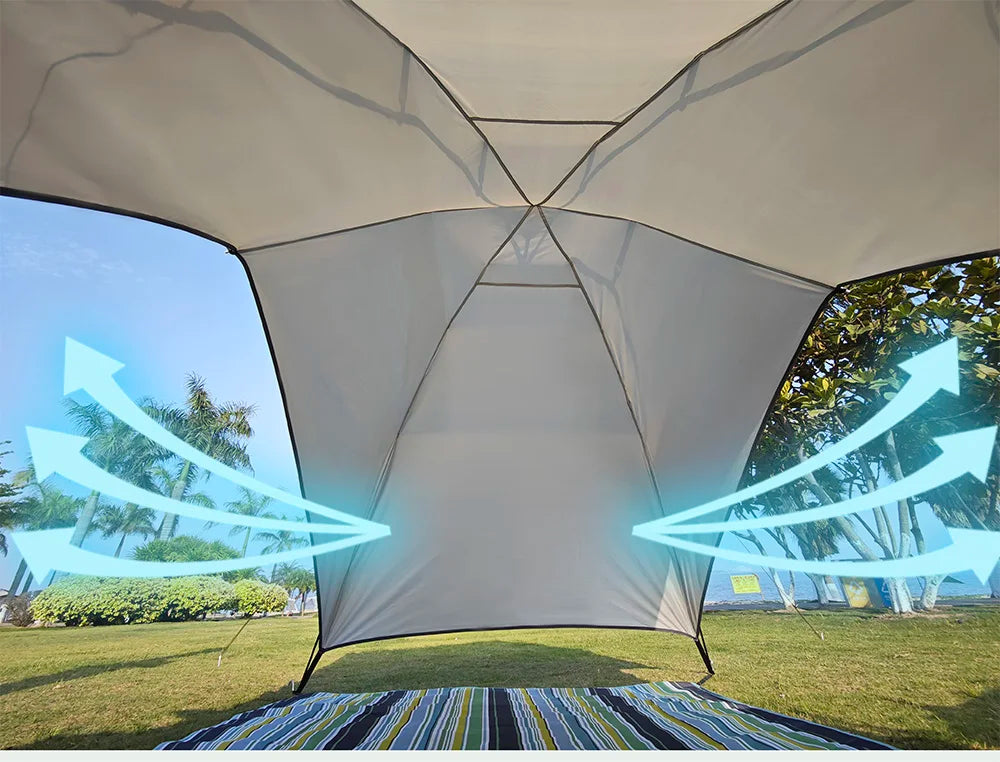 Lightweight 2 4 Person Waterproof Outdoor Sun Shelter