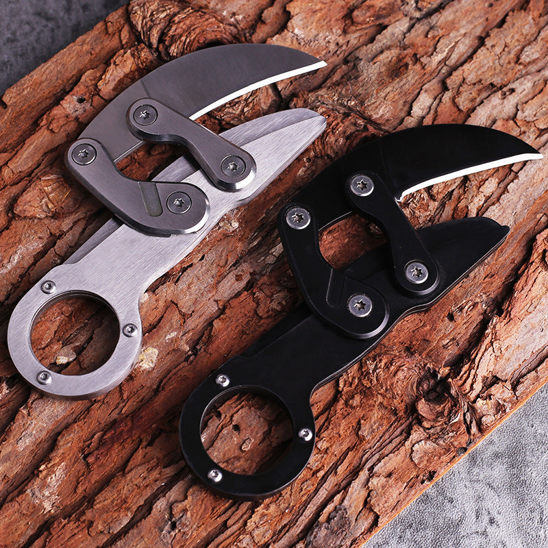 All Steel Folding Utility Claw Knife For Outdoor Use
