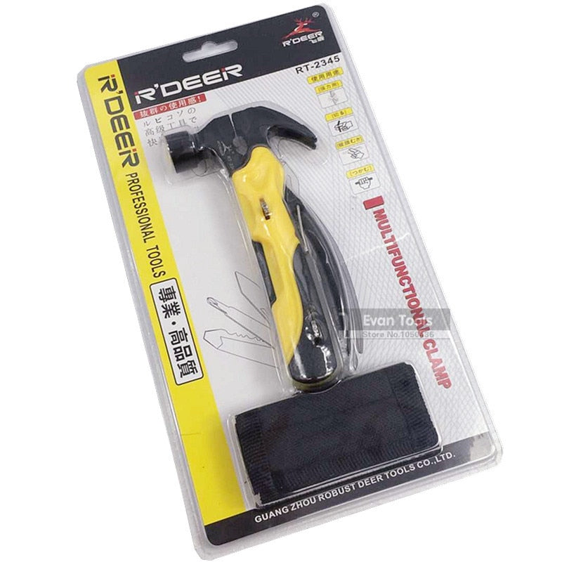 7 In 1 Folding Pocket Multi Tool With Pliers Screwdriver
