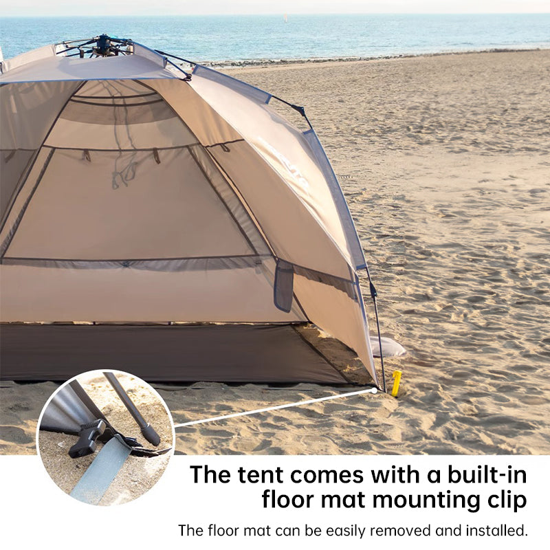 3 4 Person One Touch UV Resistant Outdoor Tent