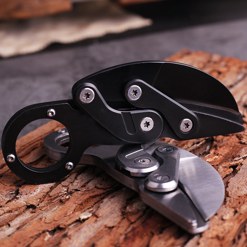 All Steel Folding Utility Claw Knife For Outdoor Use