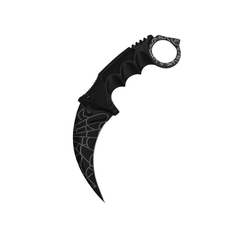 Outdoor Multifunctional Straight Utility Knife Non-Folding Design