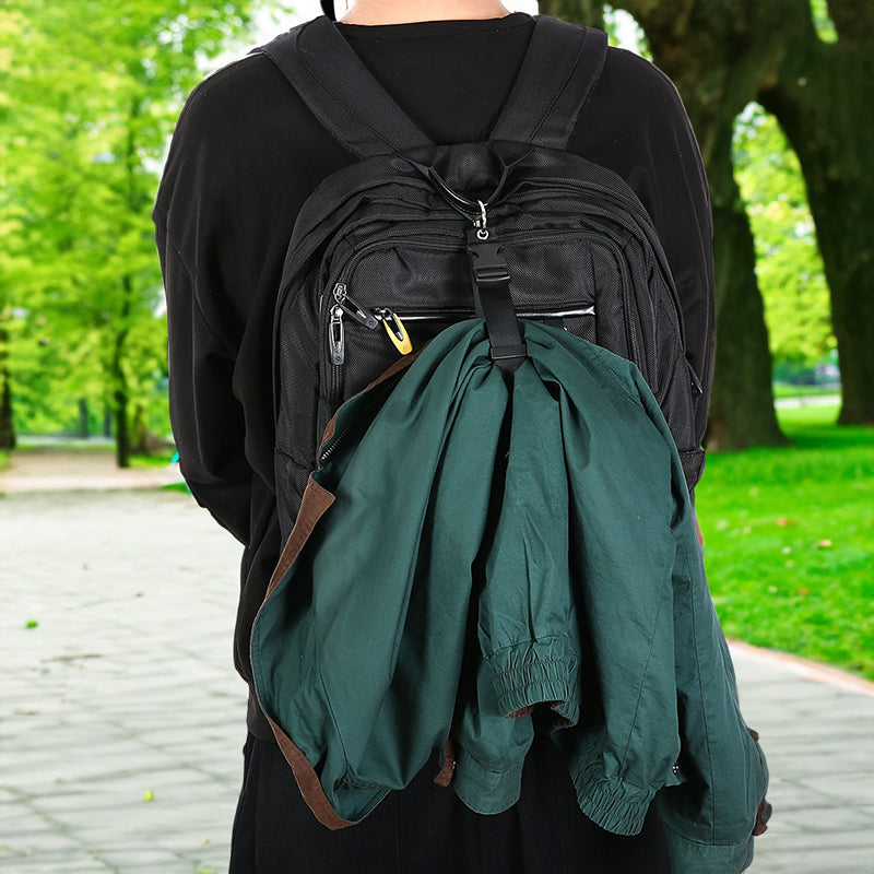 Portable Black Nylon Anti-Theft Luggage Strap Clip