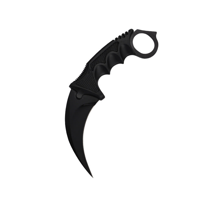Outdoor Multifunctional Straight Utility Knife Non-Folding Design