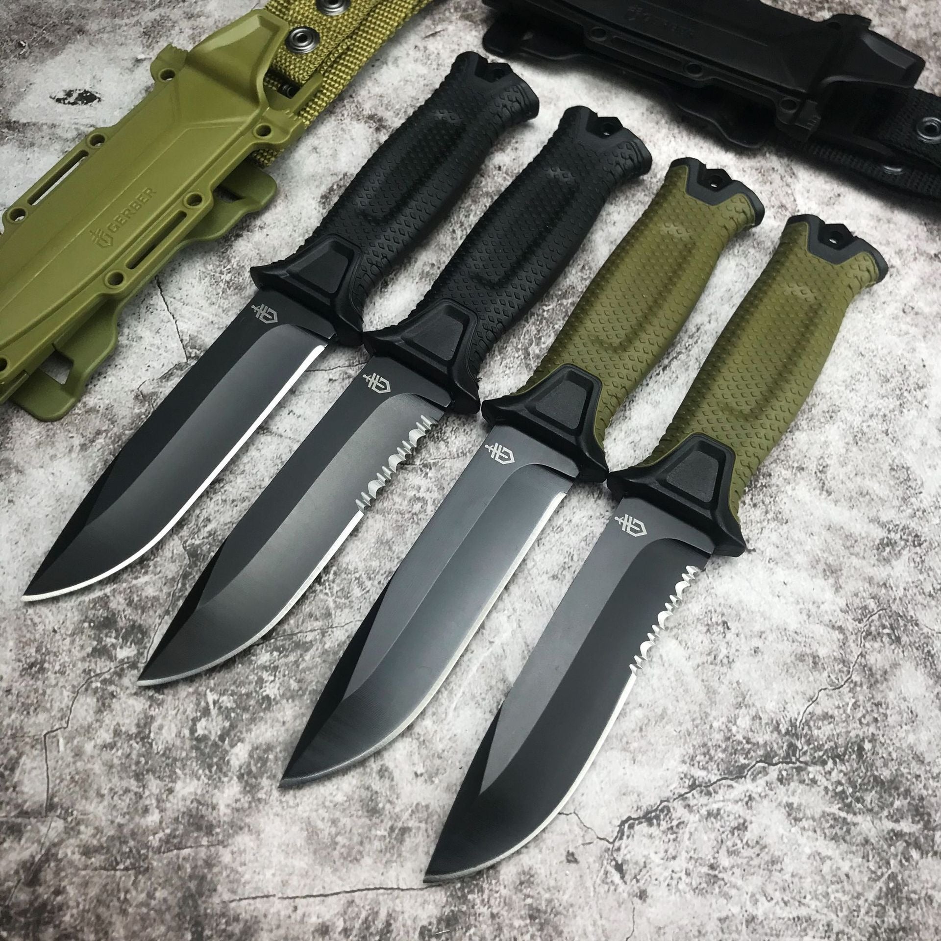 Outdoor Wilderness Utility Straight Knife For Camping