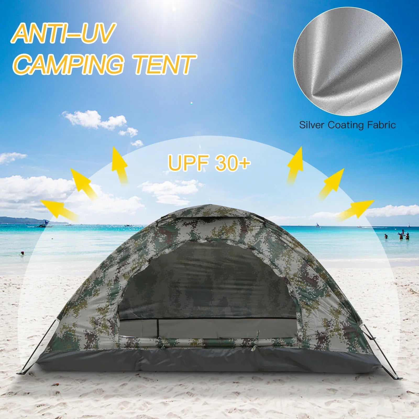 Ultralight Single Layer Portable Hiking Tent