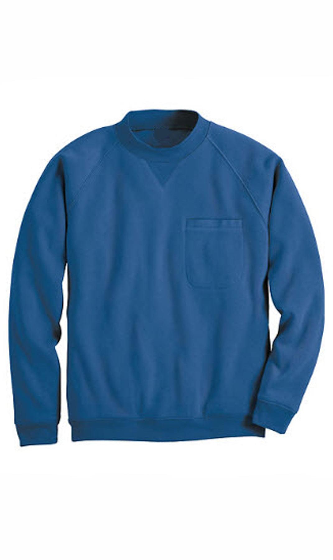 Men's Three Pocket Fleece Sweatshirt Raglan Seam Design