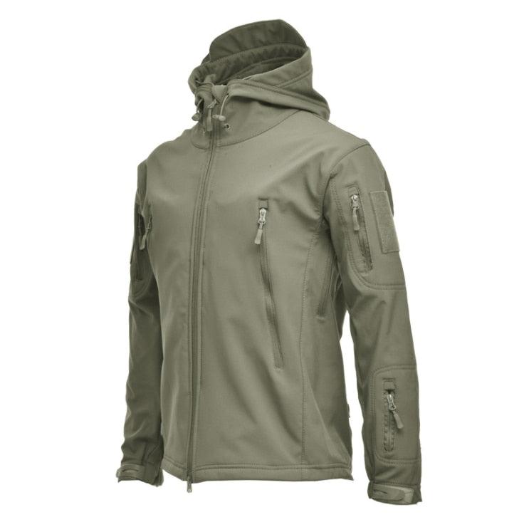 Men's Camouflage Waterproof Warm Hooded Outdoor Jacket