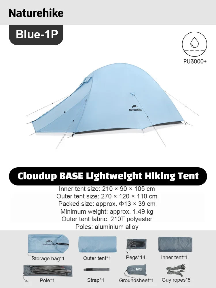 CloudUp Ultralight 1 2 Person Trekking Tent