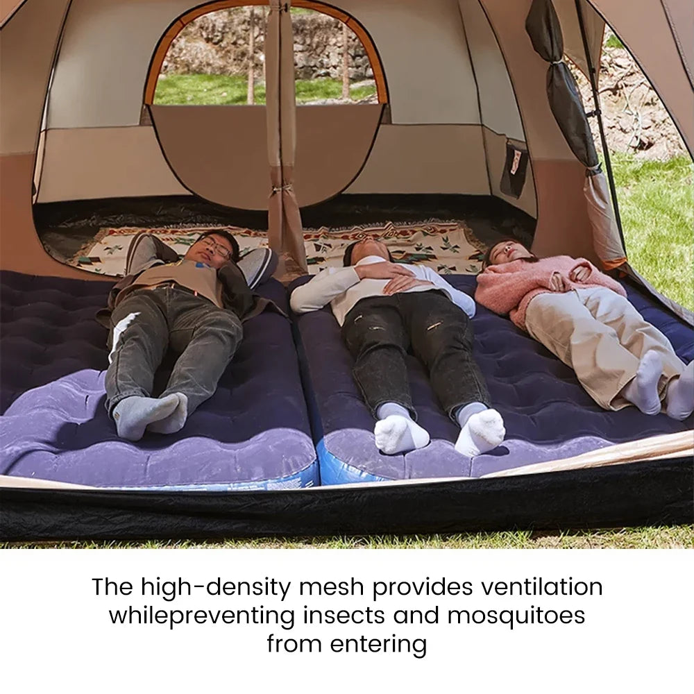 4 Season Waterproof Windproof Double Layer Family Camping Tent