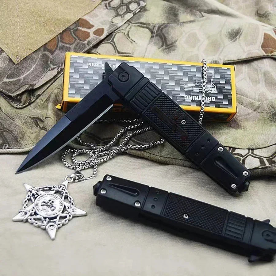 Outdoor Stainless Steel Multi-purpose Folding Knife High Hardness Survival Camping Hunting Knives Portable Pocket EDC Tool