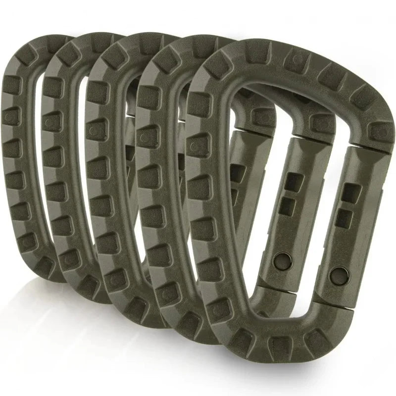 Military Tactical Carabiner Clips D Ring Backpack Accessories