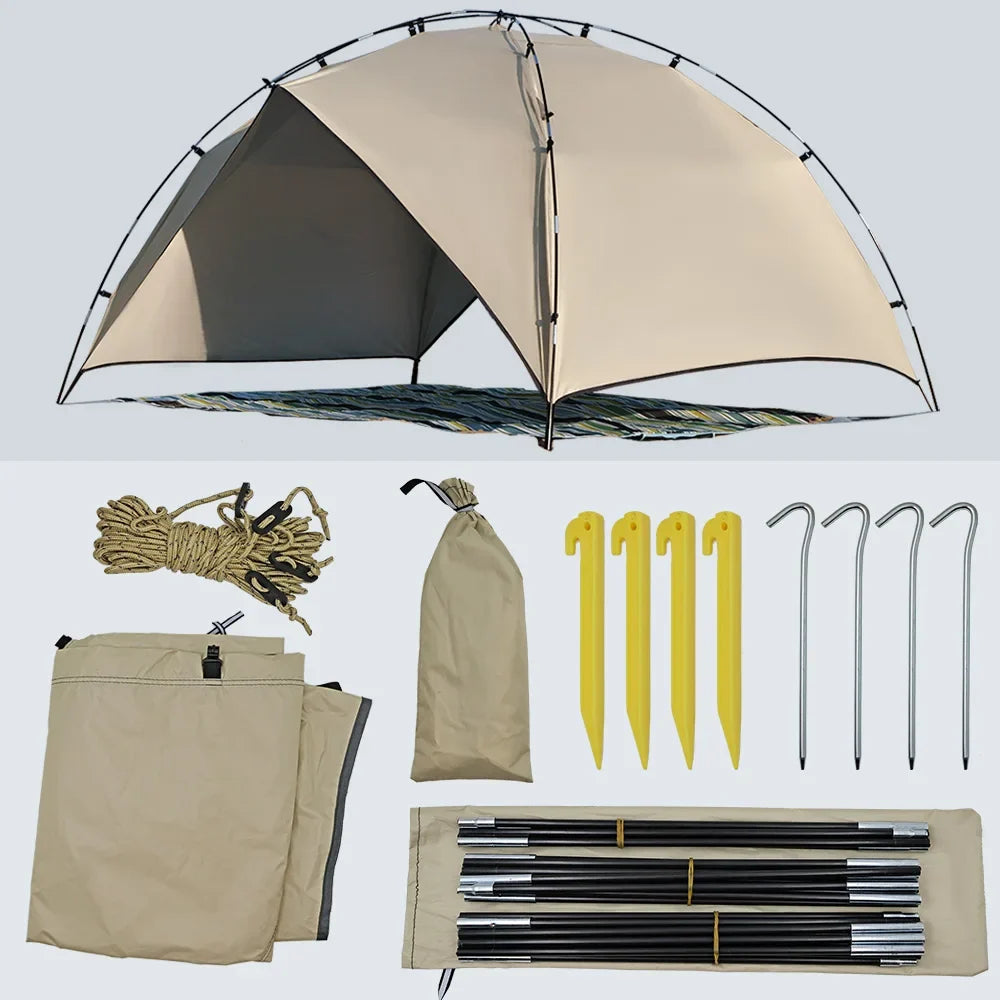Lightweight 2 4 Person Waterproof Outdoor Sun Shelter