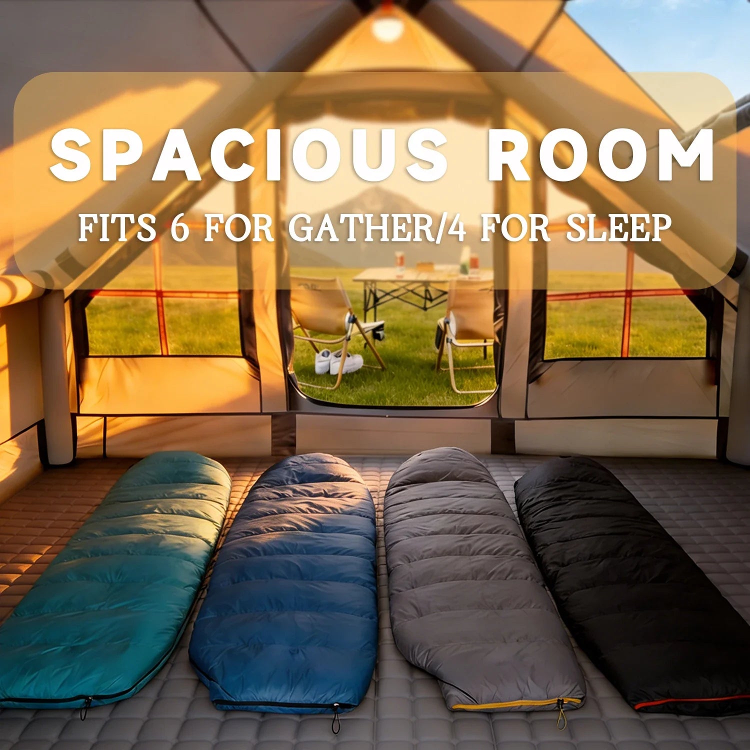 Inflatable Glamping Hot Tent Waterproof PVC Air Camping