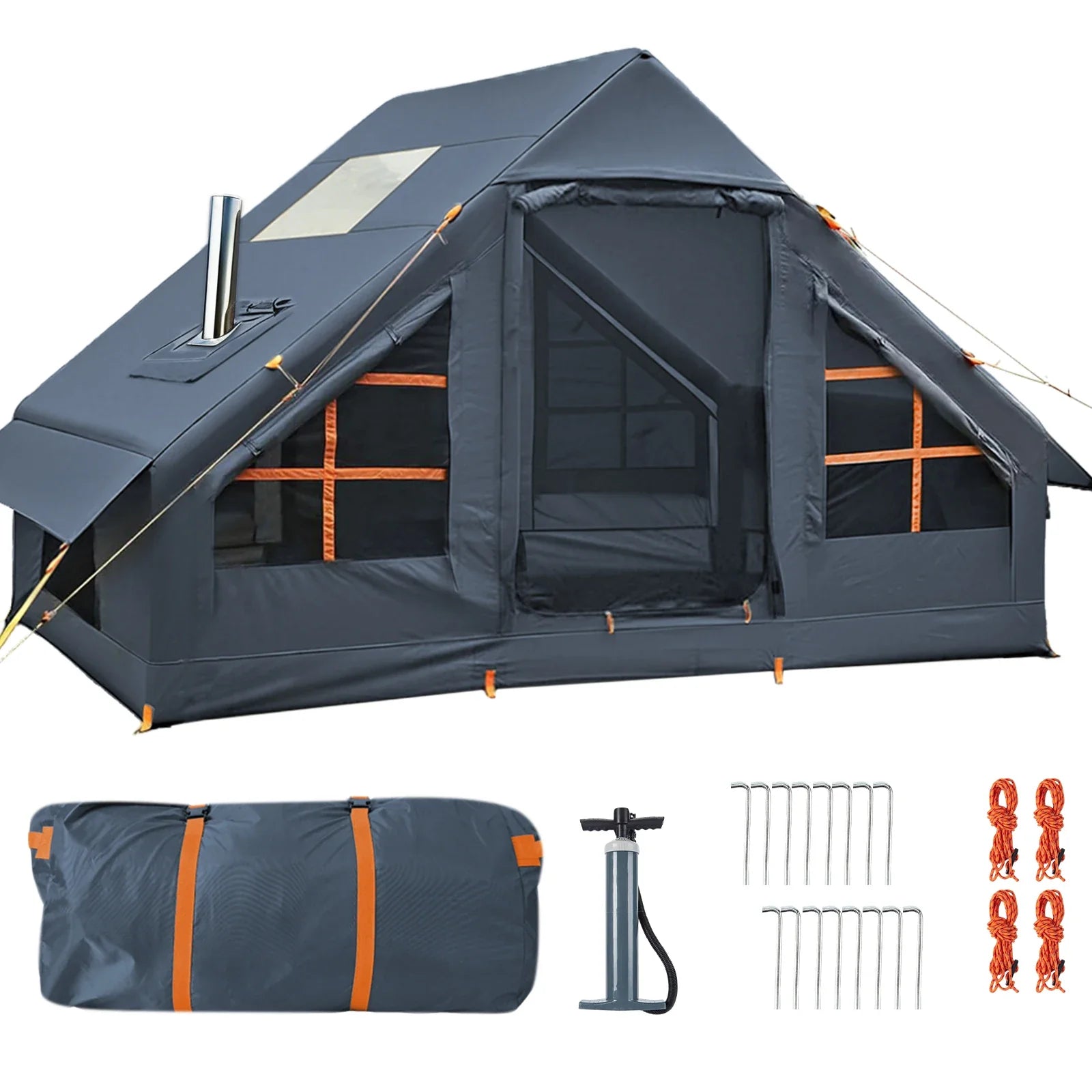 Inflatable Glamping Hot Tent Waterproof PVC Air Camping