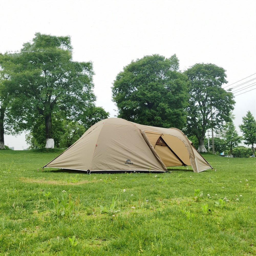 Aluminum Pole Family Camping Tent Heavy Rain Protection