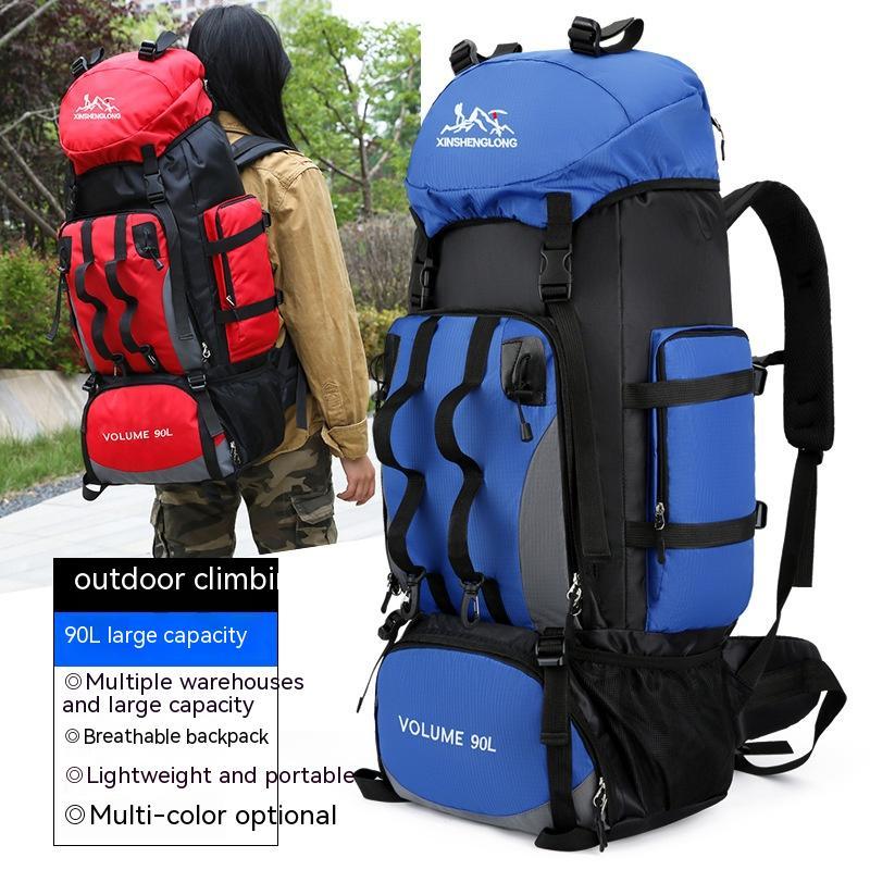 Men's Outdoor Hiking Travel Backpack Camping Gear