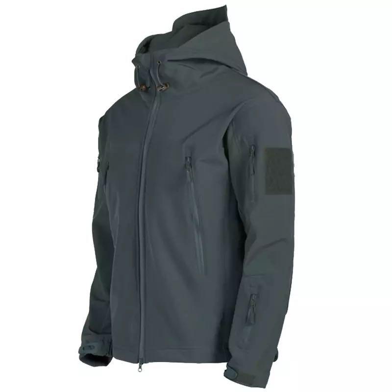 Men's Camouflage Waterproof Warm Hooded Outdoor Jacket